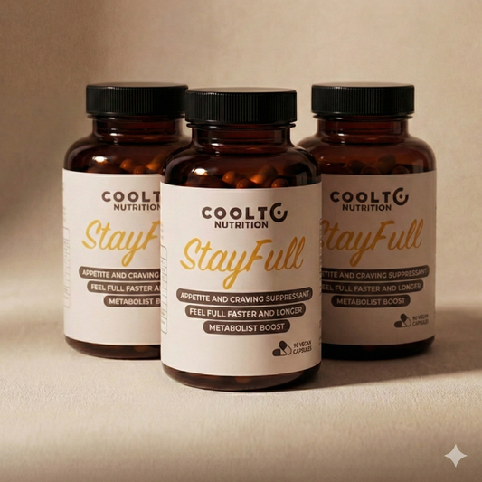 StayFull™  – Suplemento Vegano para Control del Apetito PACK 3 +3 MES GRATIS APP - Coolto.Store