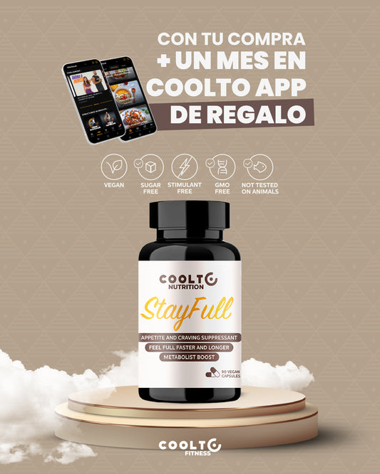 StayFull™ – Suplemento Vegano para Control del Apetito +1 MES GRATIS APP