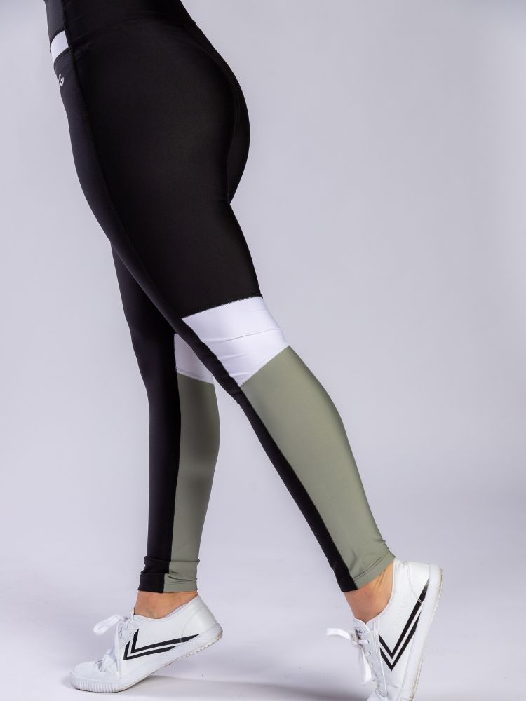 Minty Fresh Marvel Tights - Garnished Sports Tights Black-mint - Coolto.Store
